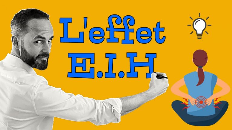 Maximisez votre rétablissement : Utilisez l’Effet EIH pour Améliorer vos auto-traitements et Apaiser vos Douleurs.